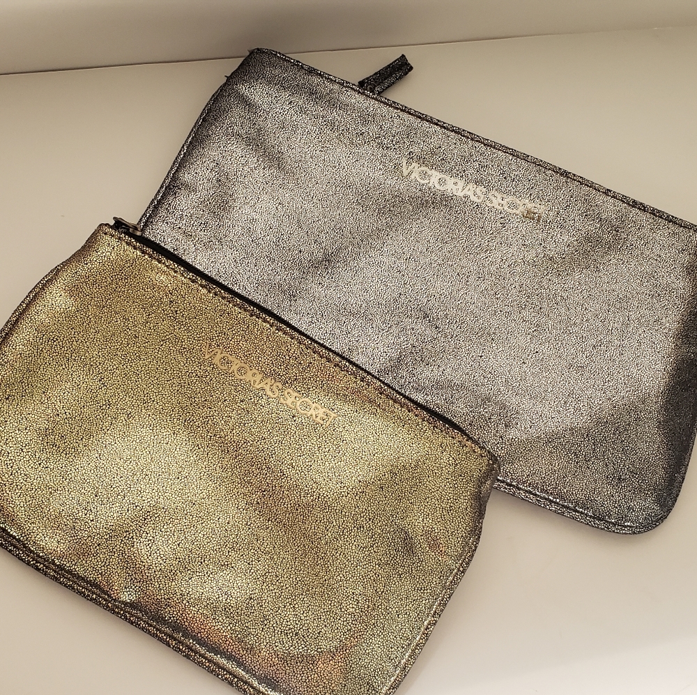 Victoria secret's two cosmetic bags